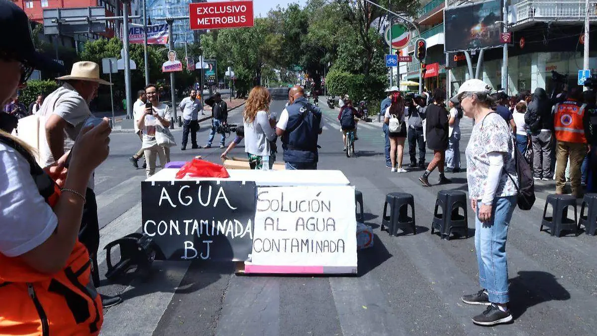 Agua contaminada en BJ